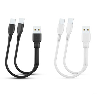 Rr 2 in 1 สายชาร์จ Micro USB C Type C ชาร์จเร็ว สําหรับโทรศัพท์