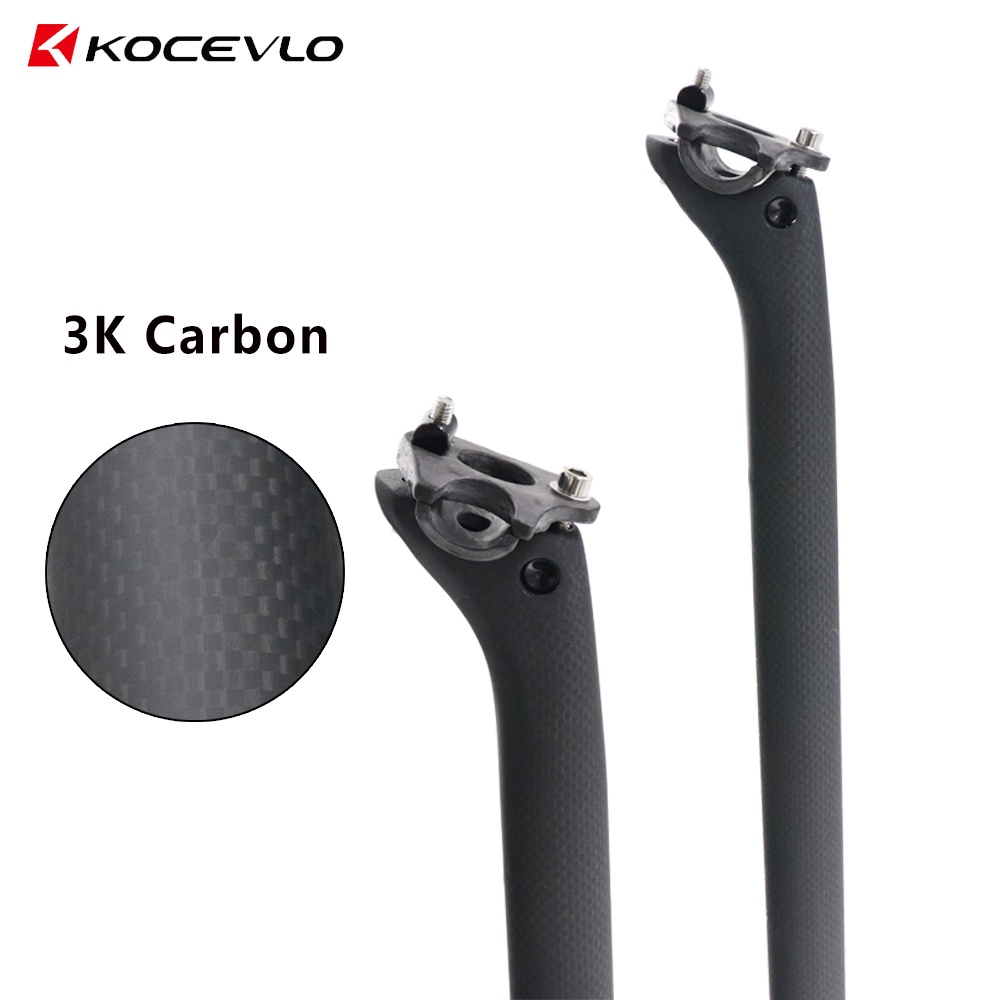 Kocevlo หลักอาน คาร์บอนไฟเบอร์ ผิวด้าน 3K 27.2 30.8 31.6 มม. สําหรับจักรยานเสือภูเขา