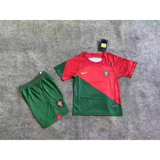 ชุดกีฬาฟุตบอล Portugal HOME KIDS JERSEY 2022 สําหรับเด็ก