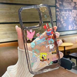 เคสโทรศัพท์มือถืออะคริลิค ลาย Spongebob SquarePants สร้างสรรค์ สําหรับ Apple Iphone 14promax 14pro 13 12p 11