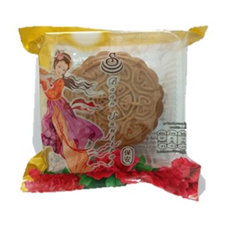 DURIAN 160G BSRขนมไหว้พระจันทร์ทุเรียนเม็ดแตงไข่160กBSR WITH NUTS EGG MOONCAKE
