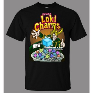 เสื้อยืด ผ้าฝ้าย พิมพ์ลาย Bifrosted Loki Charms Superhero Anti Hero Asgard JAjolg78HBmhnl63สามารถปรับแต่งได้