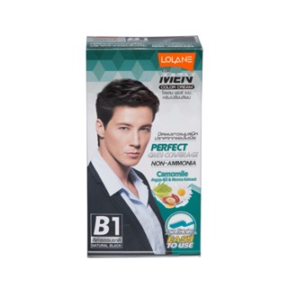 โลแลนฟอร์เมนคัลเลอร์ครีม MEN B1 ดำธรรมชาติLOLANEFOR COLOR B1NATURALBLACK