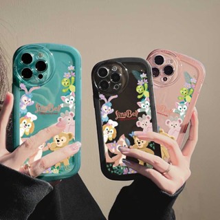 เคสโทรศัพท์มือถือ ซิลิโคนนุ่ม ลายการ์ตูนหมี กระต่าย LinaBell และ Little Bear HOSTR สําหรับ OPPO A17 A9 2020 A92 A52 A72 A94 4G Reno 5F A16 F1S F7 A37 A37F A83