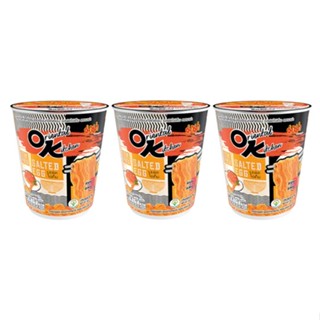 มาม่าคัพออเรียนทัลรสผัดไข่เค็ม80ก 3MAMA  แพ็คOK CUP SALTEDEGG80GPACK3