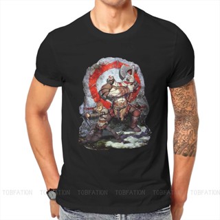 All-Match Personality Slim Fit God Of War Game Design T Shirt Vintage Graphic for men_02