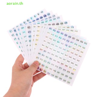 # Aorain.th  # สติกเกอร์ตัวเลขดิจิทัล มีกาวในตัว กันน้ํา สําหรับติดตกแต่งเล็บ 1-1000 ชิ้น