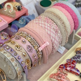 Lock and Keep Jewel ที่คาดผมโทนหวาน Pink/Jewel Headbands