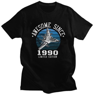 Anime Best Selling Special Idea Gift Pure Cotton Awesome Since 1990 D Awesome 30 Years Old Birthday T Shirt_03