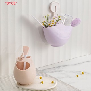 Byce&gt; 4 ชิ้น DIY ซิลิโคน พอกหน้า ชาม ช้อน ชุดแต่งหน้า เครื่องมือความงาม ใหม่