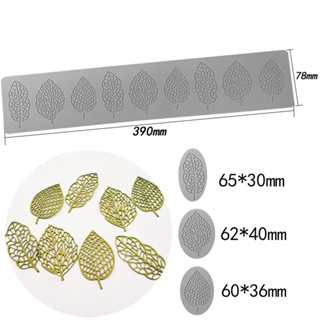 แม่พิมพ์ซิลิโคน รูปใบไม้ สําหรับทําเค้ก ช็อคโกแลต ฟองดองท์ เบเกอรี่ กัมแปสต์ ตกแต่งน้ําตาล