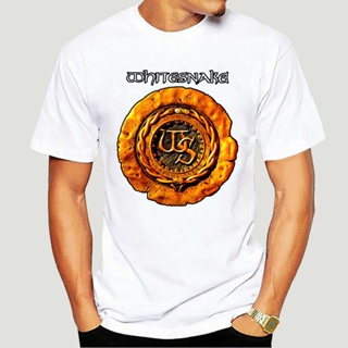 T Shirts Man Clothing Free Shipping White Snake Whitesnake Metal Rock Band Logo Men Black_02