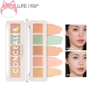 พาเลทคอนซีลเลอร์ 5 สี ปกปิดสูง หลากสี ติดทนนาน สีเขียวธรรมชาติ สําหรับแต่งหน้า HGF TR