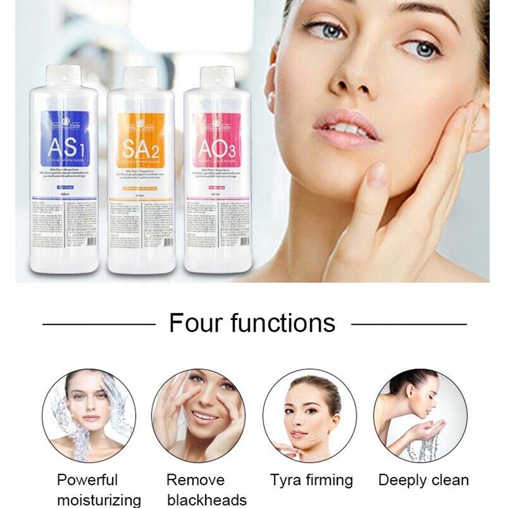 Concentrated Aqua Peeling Solution AS1 SA2 AO3 Diluting For Hydra Dermabrasion Beauty Machine Facial