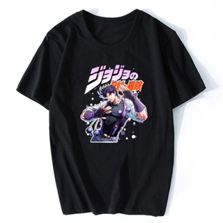 oversize T-shirt ใหม่ เสื้อยืดลําลอง แขนสั้น พิมพ์ลาย Jotaro Jojos Bizarre Adventure แนวสตรีท แฟชั่นสําหรับผู้ชาย และผู้