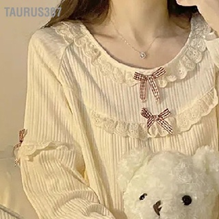 Taurus307 ผู้หญิงชุดนอนชุด 2 ชิ้น Loungewear แขนยาวกางเกงด้านบนเสื้อผ้าสำหรับฤดูใบไม้ร่วงฤดูใบไม้ร่วง