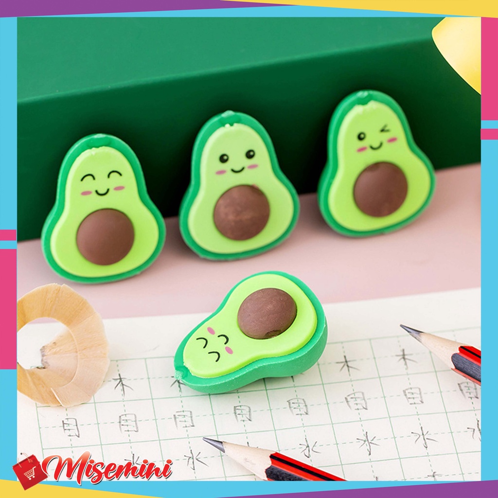 Misemini 844 Avocado Eraser Pencil Eraser