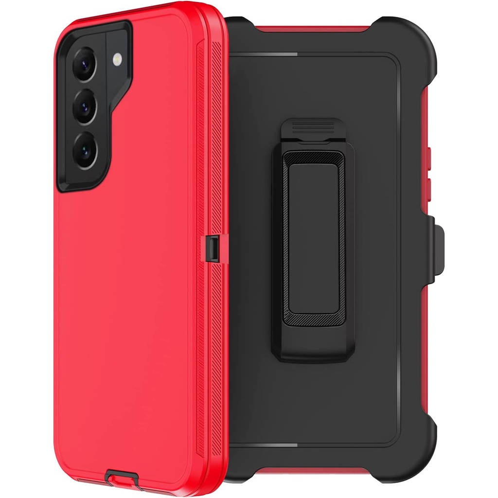 เข ็ มขัดคลิป Kickstand Holster กันกระแทกสําหรับ Samsung Galaxy S24,S23,S22,Plus,Ultra, Heavy Duty ทหารเกรด Full Body กันกระแทกฝุ ่ นทนทานป ้ องกัน Defender ฝาครอบ