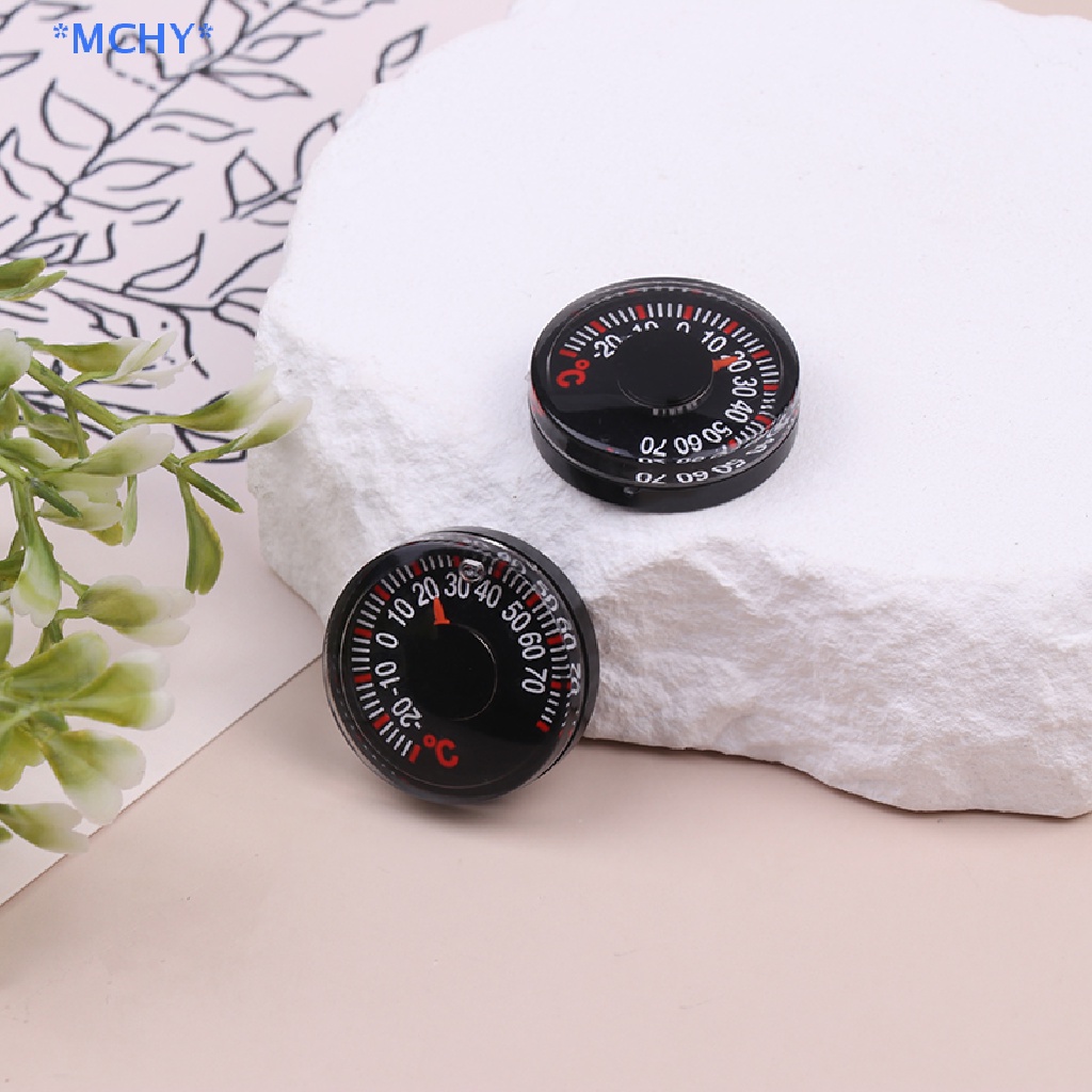 Mchy> 1 ชิ้น -20~70°C ใหม่ เครื่องวัดอุณหภูมิเรือนกระจก ทรงกลม ความแม่นยําสูง 27 มม.