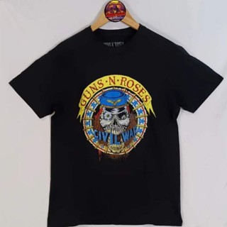 เสื้อวงลิขสิทธิ์แท้" Guns n roses ลาย Skull Circle"