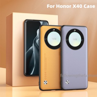 เคสโทรศัพท์มือถือหนัง TPU ขอบนิ่ม กันกระแทก หรูหรา สําหรับ Honor X40 Honor X 40 X40i Magci4 Pro Magci 4 5G