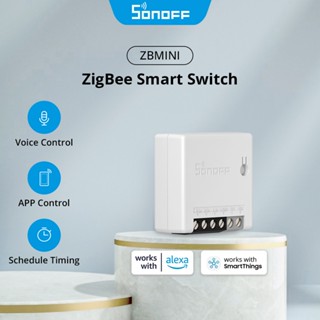 Sonoff ZBMINI Zigbee 3.0 Two Way สวิตช์ไฟอัจฉริยะ Zigbee เชื่อมต่อสวิตช์ภายนอก eWeLink ควบคุมผ่านแอป โมดูลอัจฉริยะ ขนาดเล็ก ควบคุมด้วยเสียง Alexa