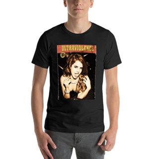 เสื้อยืดแขนสั้น พิมพ์ลาย Lana Del Rey Ultraviolence สไตล์วินเทจ ขนาดใหญ่ แฟชั่นสําหรับผู้ชาย