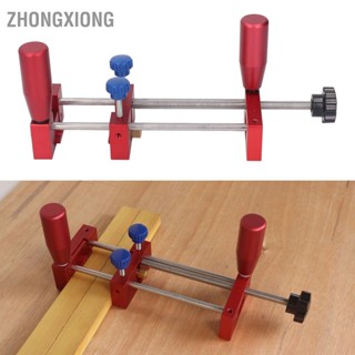 ZhongXiong งานไม้ Tenoning Safety Clamp อลูมิเนียมอัลลอยด์ Manual Pusher Guide สำหรับเลื่อยโต๊ะเราเตอร์