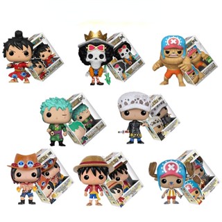 โมเดลฟิกเกอร์ Funko Pop One Piece Zoro Luffy Chopper Law ของเล่นสําหรับเด็ก