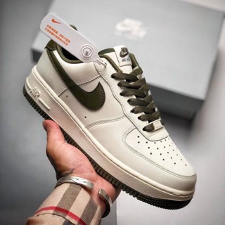 #รองเท้าFour Seasons รองเท้าระเบิดผู้ชาย AF1 Air Force One รองเท้าผู้ชาย Avocado นักเรียน All-Match Casual กีฬารองเท้าผ้