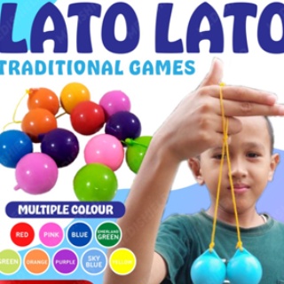 Lato Lato ของเล่นไวรัส ของเล่น / Mainan Katto Katto / Latto Latto ของเล่น / เกมของเล่นในโรงเรียนเก่า / เล่นกลางแจ้ง