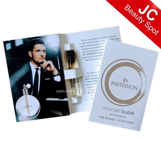 By Invitation Michael Buble EDP for women Splash 1.5ml.