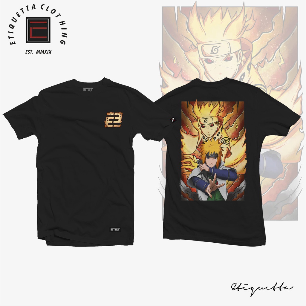 [S-5XL]#ถูกสุด Anime Shirt - ETQTCo. - Naruto - Namikaze Minato v3
