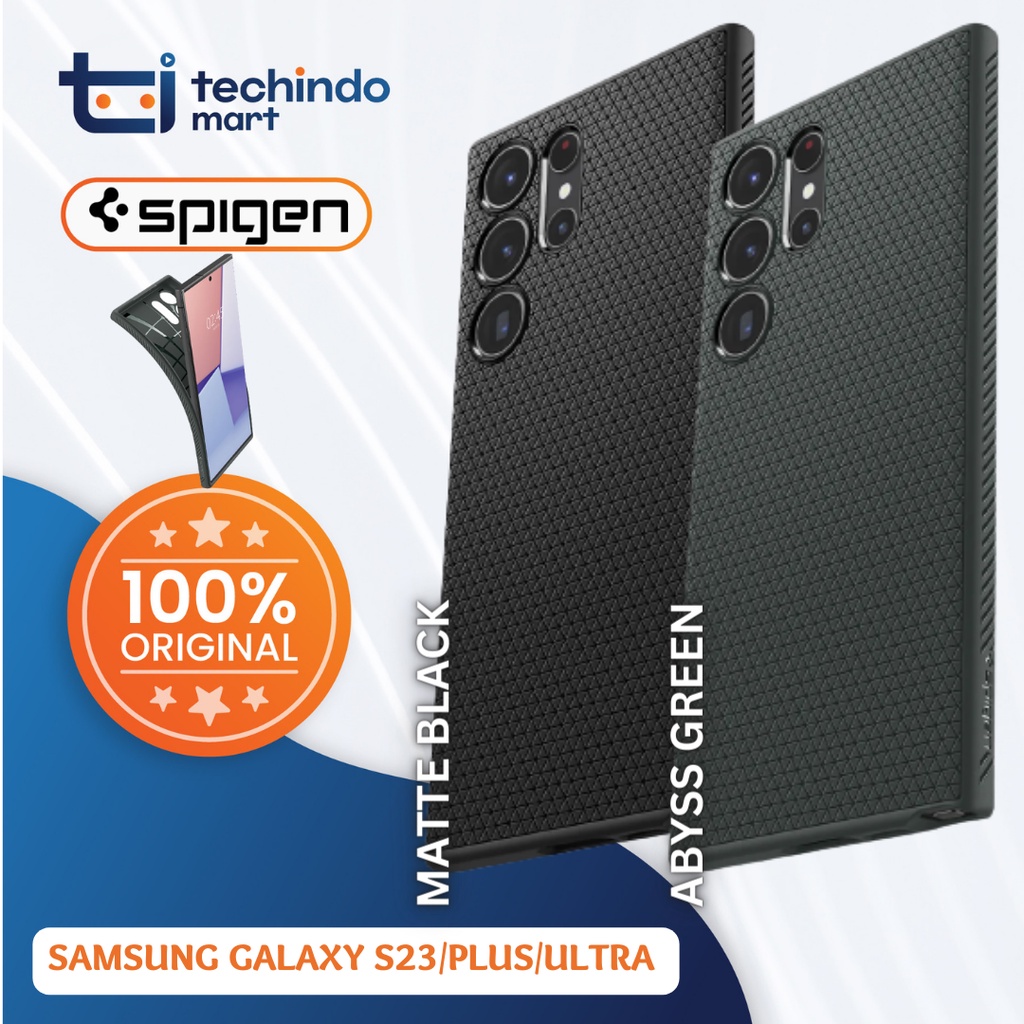 เคส Samsung Galaxy S23 Ultra Plus Spigen Liquid Air Soft Cover Casing