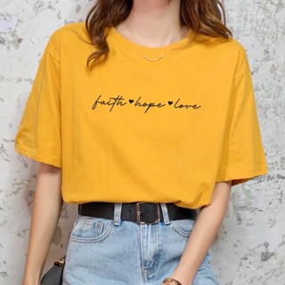 Faith Hope Love fashion tshirt for women Jesus Christian Faith tees_04