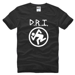 Yuanl5 {พร้อมส่ง เสื้อยืดแขนสั้นลําลอง ผ้าฝ้าย 100% พิมพ์ลาย Dirty Rotten Imbeciles D R I Thrash Metal พลัสไซซ์ ของขวัญว