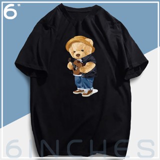 TEDDY BEAR Ukulele TSHIRT COTTON UNISEX ASIA SIZE HD HIGH QUALITY_02