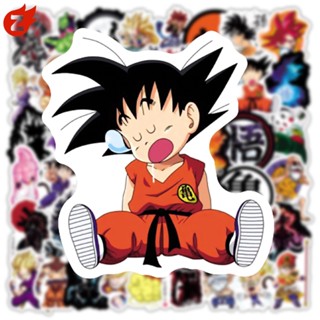 สติกเกอร์ ลายกราฟฟิติ Dragon Ball กันน้ํา สําหรับติดตกแต่งกระเป๋าเดินทาง โน๊ตบุ๊ค จํานวน 50 ชิ้น ต่อชุด