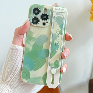 เคส OPPO A98 A17 A78 5G A77 A77s A96 A76 A57 2022 4G OPPO A95 A74 F11 Pro A94 A54 A16k A16 K3 A93 A53 A15 F9 A92 A52 A15s A31 A91 A12 A7 A5s A9 A5 2020 A1K A55 ภาพวาดสีเขียว