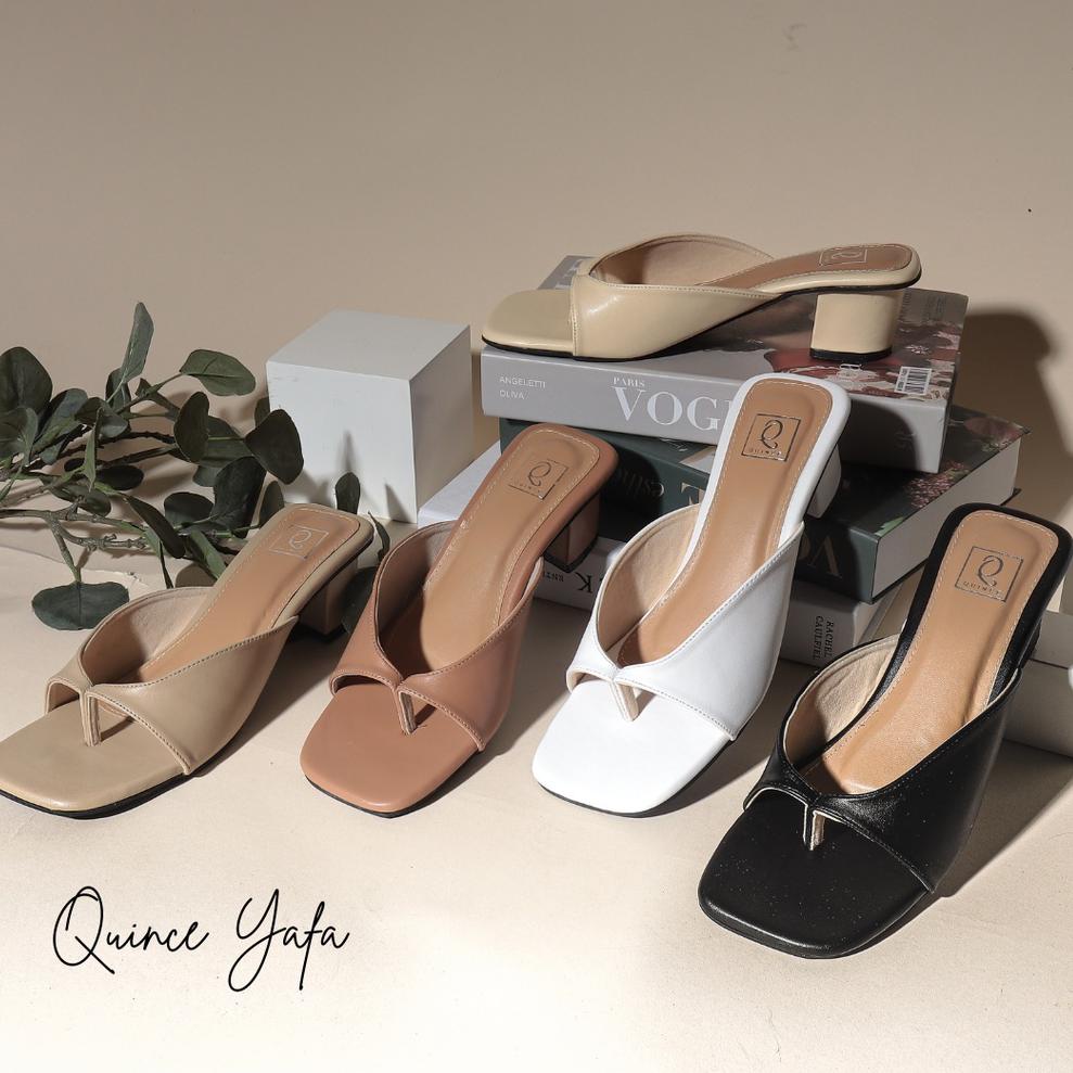 DIRECT ATC QUINCE Yava รองเท้าแตะผู้หญิงรองเท้าส้นสูง 5 ซม.