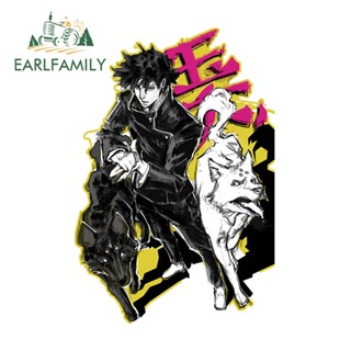 Earlfamily สติกเกอร์ ลายกราฟฟิตี้ Jujutsu Kaisen 13 ซม. × 8.8 ซม. สําหรับติดตกแต่งหลังคารถยนต์ แล็ปท็อป