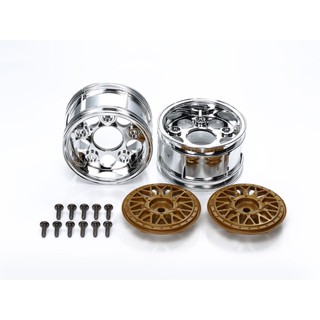 [อะไหล่รถบังคับ] TAMIYA 50549 SP.549 2-Piece Wide Mesh Wheels (1 Pair, 4WD/Touring Car) อะไหล่ทามิย่าแท้ rc