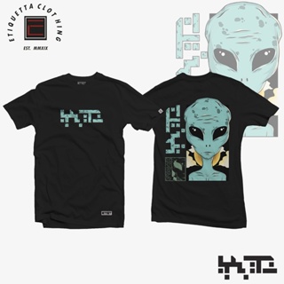 เสื้อยืดพิมพ์ลายแฟชั่น   เสื้อยืดสําหรับผู้ชาย❦I.Xtraterrestrial - ETQT - Alien 001 เสื้อยืดสําหรับผู้ชาย/เสื้อยืดส_02