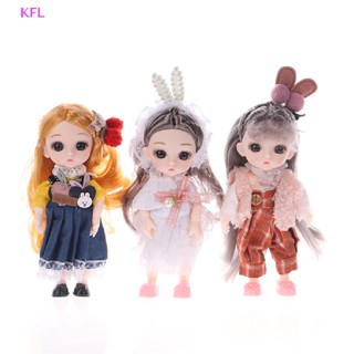 (KFL) ขายดี ตุ๊กตาฟิกเกอร์ ข้อต่อขยับได้ พร้อมเสื้อผ้า รองเท้า ขนาด 17 ซม. DIY สําหรับเด็กผู้ชาย ผู้หญิง