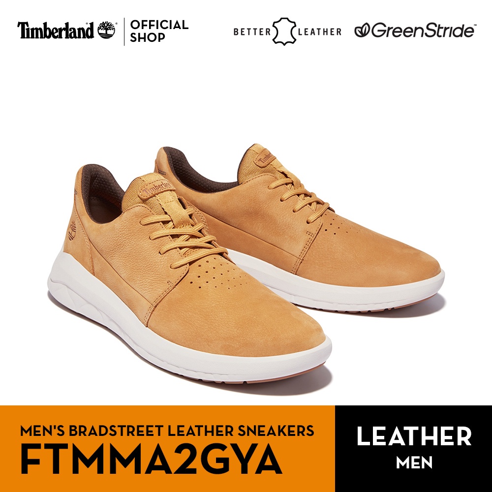 🔹ขายด่ว☀️Timberland Men's Bradstreet Leather Sneakers รองเท้าผู้ชาย (FTMMA2GYA)