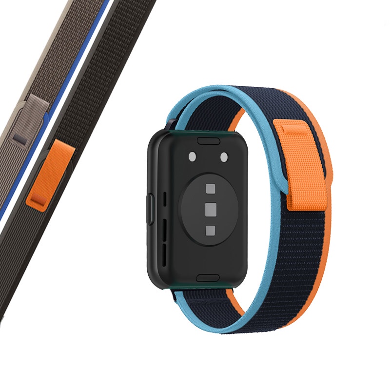 สายนาฬิกาข้อมือไนล่อน พร้อมตัวเชื่อมต่อ สําหรับ Huawei Watch Fit 2 Fit2 Fit