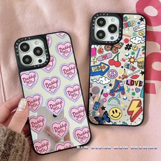 Casetify เคสโทรศัพท์มือถือกระจก ลายสติกเกอร์ สําหรับ iPhone 14 13 12 11 Pro Max