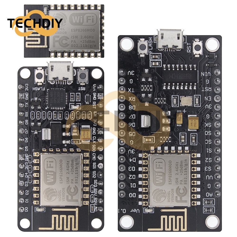 โมดูลไร้สาย CH340 CP2102 CH9102X NodeMcu V3 V2 Lua WIFI อินเตอร์เน็ต บอร์ดพัฒนาสิ่งต่างๆ ESP8266 ESP