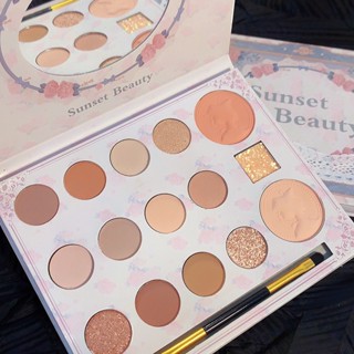 📌Sunset Beautyอายแชโดว์พาเลท บลัชออน ไฮไลท์ เพิ่มความกระจ่างใส  สําหรับเด็กผู้หญิงมีให้เลือก 3 แบบ🎀