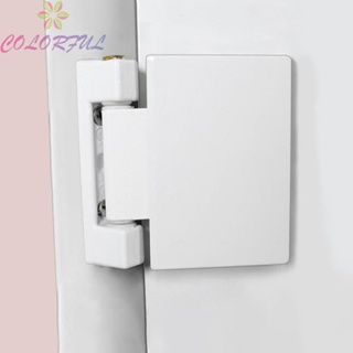 【COLORFUL】Hinge Door Hardware Flat Open Outside Sliding Plastic Steel Door Accessories